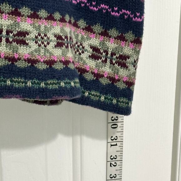 Chaps Ralph Lauren Cotton Blend Knit Button Vest Nordic Fair Isle Plus Sz 3x - Picture 8 of 11